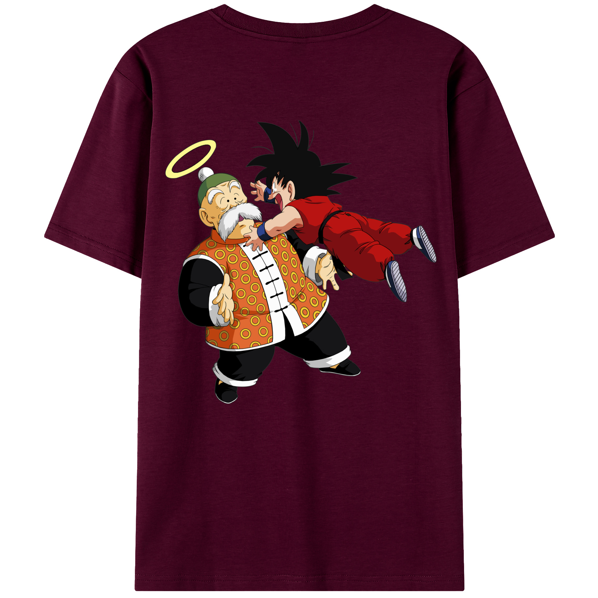 （画像用） ドラゴンボール 孫悟空（そん ごくう）Son Goku カカロット DRAGON BALL Kakarotto レディース半袖Tシャツ(バックプリント)
